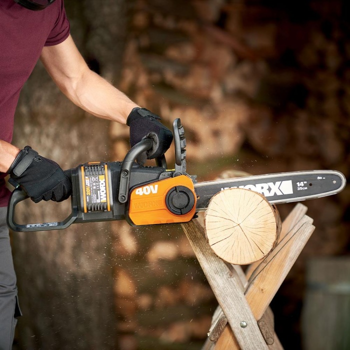 WORX WG384E 40Volt 2.0Ah Li-ion 35CM Profesyonel Şarjlı Kömürsüz Zincirli Testere