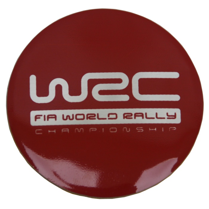 Jant Göbek Arma WRC Red Sticker 4lü Set