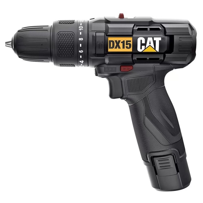 CAT DX15.1 12Volt/2.0Ah Li-ion Çift Akülü Profesyonel Şarjlı Darbeli Matkap