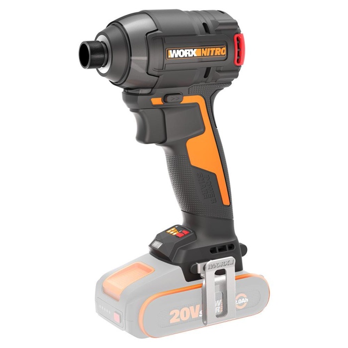 WORX WX265.9 20Volt 200Nm Kömürsüz Profesyonel Şarjlı Darbeli Tornavida (Akü Dahil Değildir)