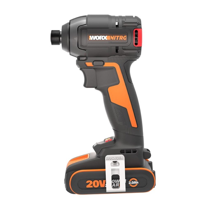 WORX WX265 20Volt 2.0Ah Li-ion Çift Akülü 200Nm Kömürsüz Profesyonel Şarjlı Darbeli Tornavida