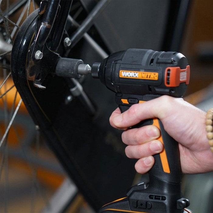 WORX WX265 20Volt 2.0Ah Li-ion Çift Akülü 200Nm Kömürsüz Profesyonel Şarjlı Darbeli Tornavida