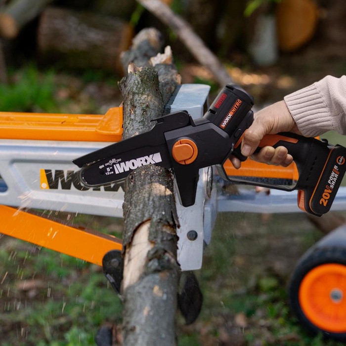 WORX WG325E 20Volt 2.0Ah Li-ion 12CM Profesyonel Şarjlı Kömürsüz Zincirli Testere