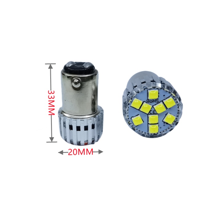 1157 Dekoratif led ampul çift duy beyaz 12V 4W canbus / LAAM952