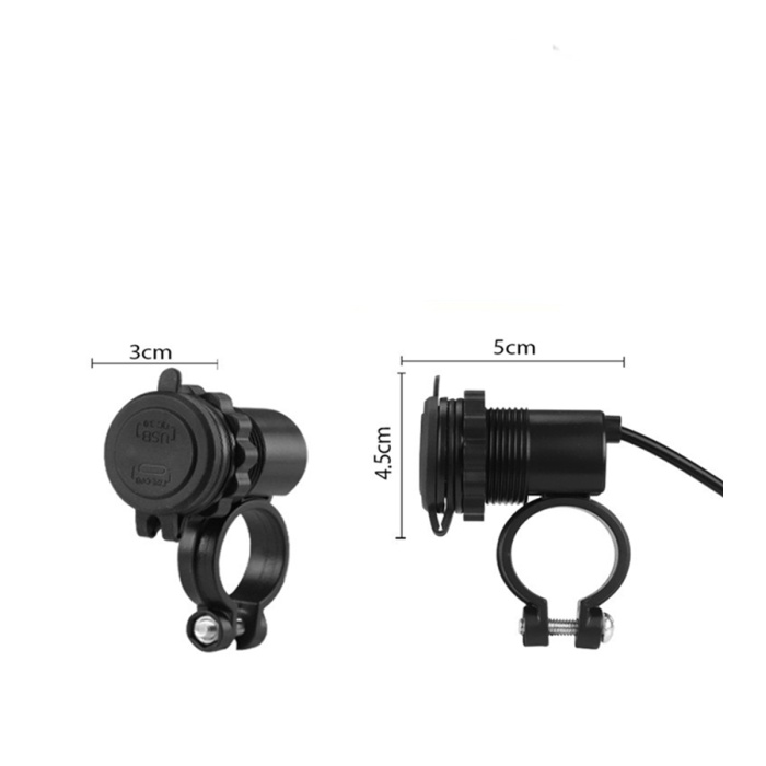 Motosiklet için usb/type-c soket / ICCA111