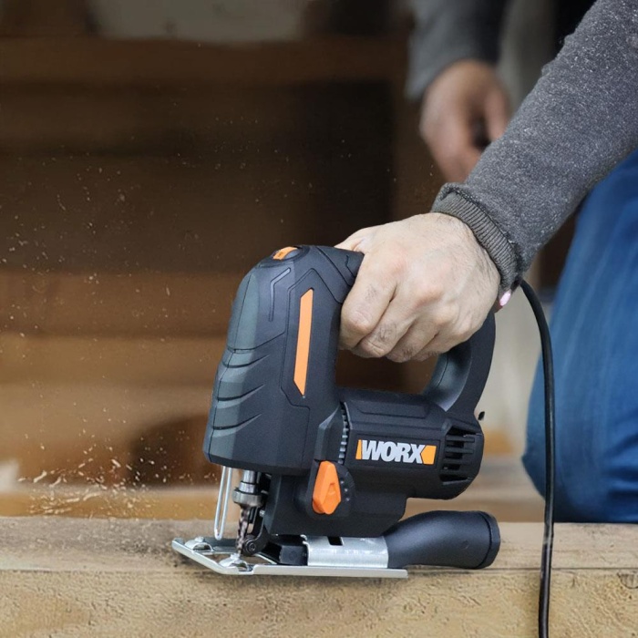 WORX WX463 550Watt Devir Ayarlı Profesyonel Dekupaj Testere