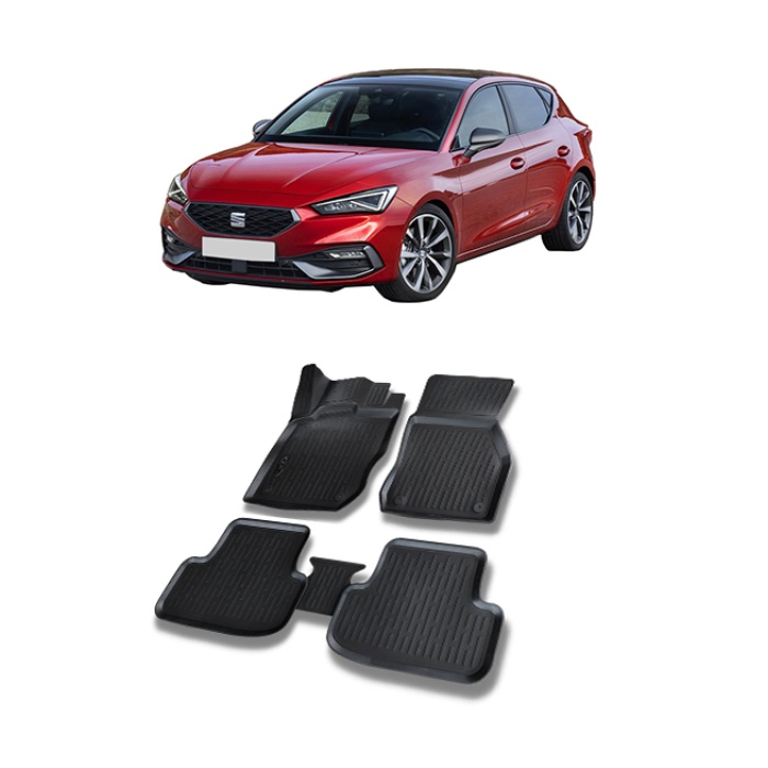 Seat Leon (MK4) 2021 ve Sonrası 3d Havuzlu Araca Özel Paspas Takımı