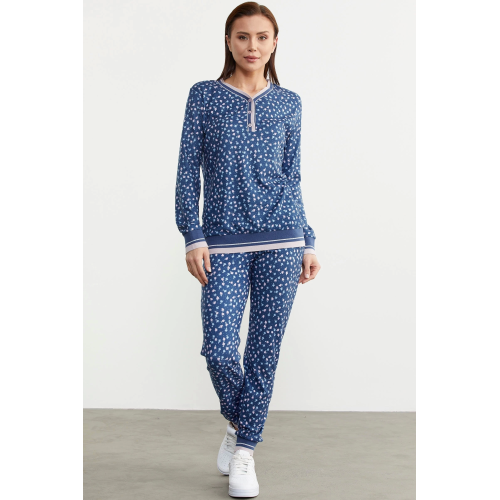 Sementa 76312 Desenli Yumoş Pijama Takım