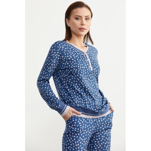 Sementa 76312 Desenli Yumoş Pijama Takım