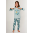 Roly Poly 3247-2 Kız Çocuk Uzun Kollu Pijama Takımı