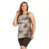 Argento 0755-9011 Leopar Kısa Kollu Tankini