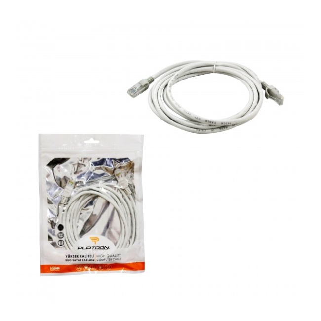 PLATOON PL-6105 3M ETHERNET PATCH CAT6 POŞETLİ KABLO