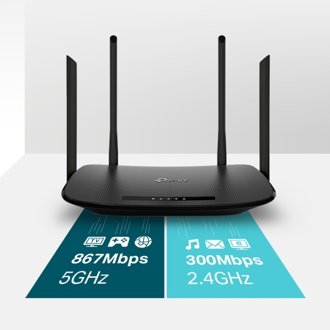 TP-LINK ARCHER VR300 1200 MBPS 4 PORT 4 ANTEN 2.4 - 5 GHZ VDSL2/ADSL2+ MODEM