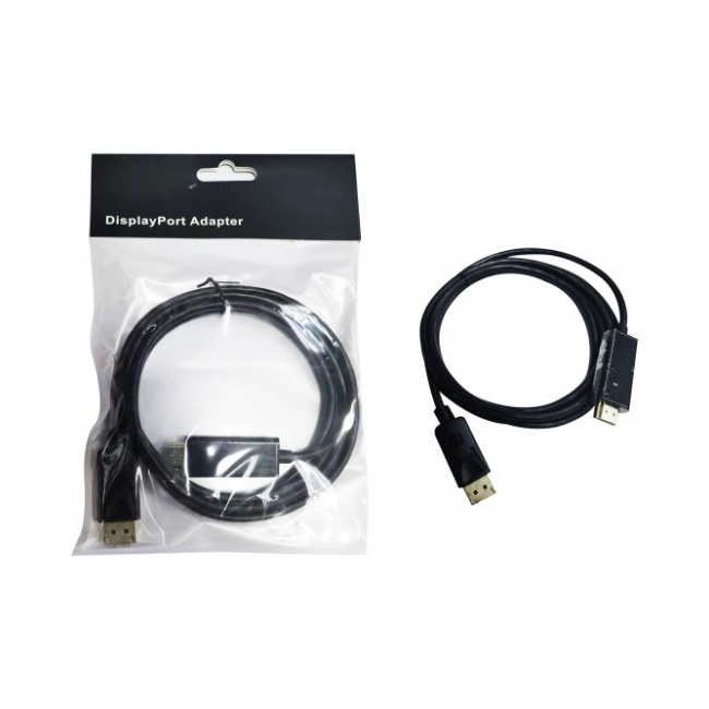 PLATOON PL-8801 Displayport To Hdmi Kablo Display Port Çevirici Dönüştürücü 1.8 Metre