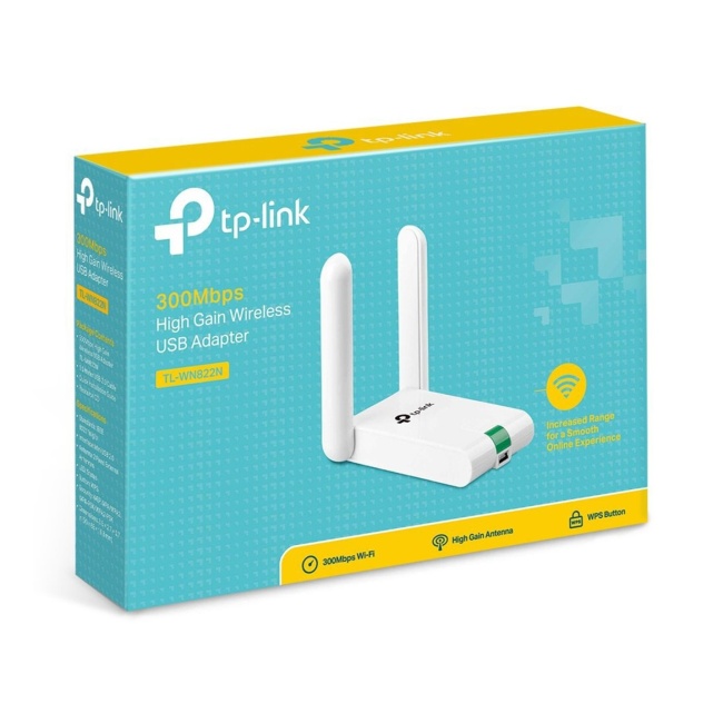 TP-LINK TL-WN822N 300Mbps Çift Antenli Kablosuz USB Adaptör