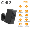 Imou Cell 2 Bataryalı Full Color Black Kamera