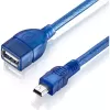 PL-5460 30CM USB F 5PİN ÇEVİRİCİ Mini USB Otg Kablosu