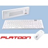 Platoon PL-374 TV VE BİLGİSAYAR UYUMLU Slim Wireless Kablosuz 2.4 G Klavye Mouse Set