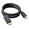 PLATOON PL-8801 Displayport To Hdmi Kablo Display Port Çevirici Dönüştürücü 1.8 Metre