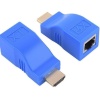 Hdmi Rj45 Cat5 6 Extender Uzatıcı Mavi