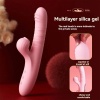Modern Emişli ve Titreşimli Rabbit Vibratör Pembe