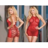 Bacio Büyük Beden Kırmızı Fantazi Seksi Tül Babydoll  BC3223