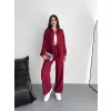 Gömlek Pantolon ikili Takım - Bordo