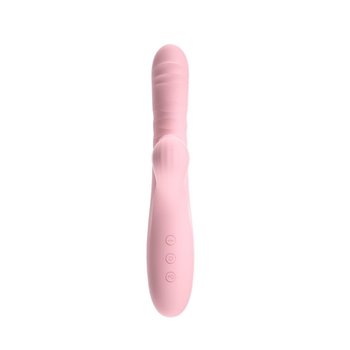Modern Emişli ve Titreşimli Rabbit Vibratör Pembe