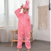 Çocuk Tavşan Kostümü Pembe Renk 2-3 Yaş 80 cm