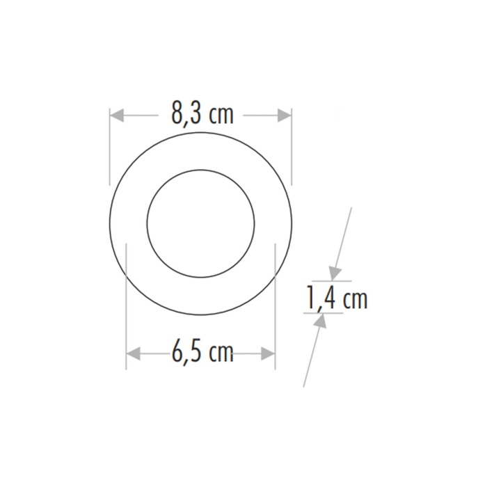 (30-0300) HELİOS 3W BEYAZ LED PANEL ARMATÜR