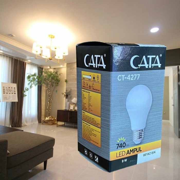 CATA 9W BEYAZ LED AMPUL