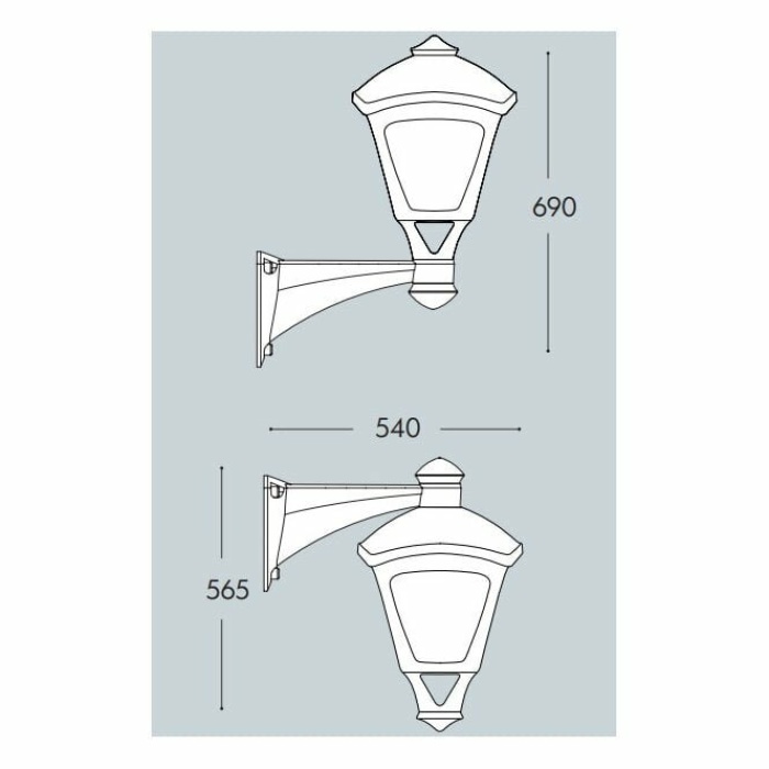 FUMAGALLI MIDIPILAR/SERGIO E27 POWER LED 15W CCT 3000/4000K