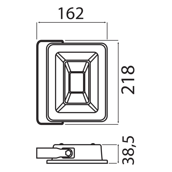 HOROZ PARS-50W BEYAZ LED PROJEKTÖR