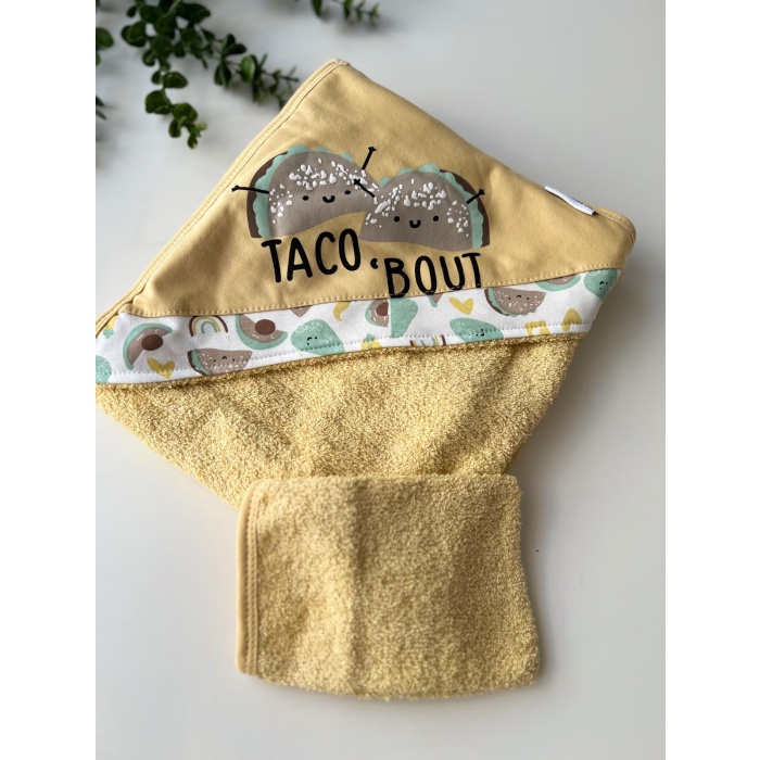 Taco Bout Baskılı Havlu