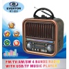 Everton Rt-853  Bluetooth Fm-Usb-Tf-Aux Şarjlı Nostaljik Radyo