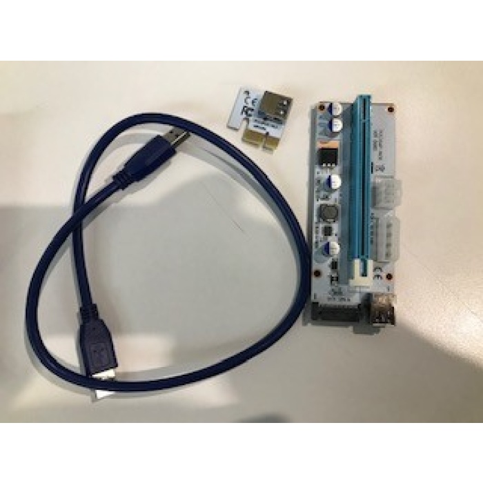 S-link Sl- Ex10 Pcı-E 1x To 16x Sata 6Pin Bitcoin Riser Ekran Kartı Yükseltici