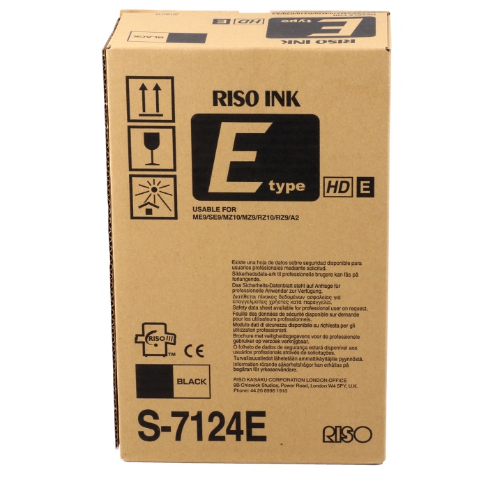 Riso S-6870 S-7124 RZ 970-6870 SF-9390 Orjinal Mürekkep E type HD Z type HD 4841