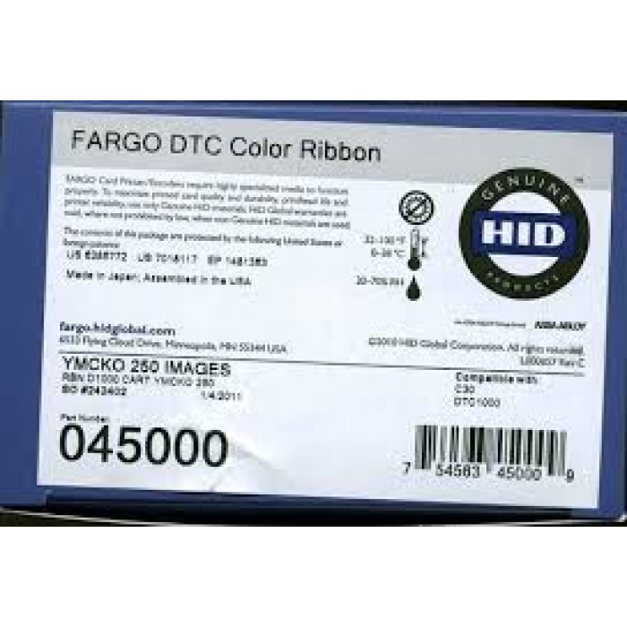 Fargo DTC1000 Renkli Ribon 045000