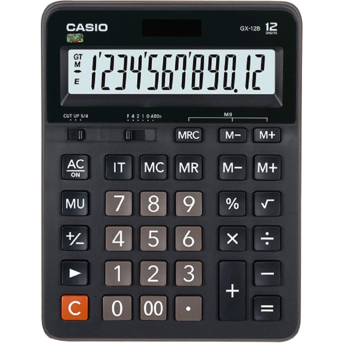 Casio GX-12B 12 Hane Masa Üstü Hesap Makinesi