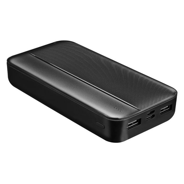 S-link P201 20.000mAh PRM Micro+Type-C+USB Siyah Taşınabilir Pil Şarj Cihazı Powerbank