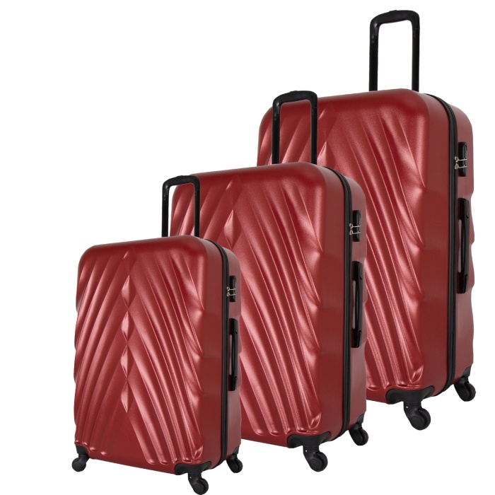 Wexta WX-400 3LÜ Set Bordo Valiz