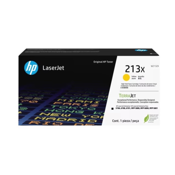 Hp 213X Yellow Sarı 6.000 Sayfa Toner W2132X