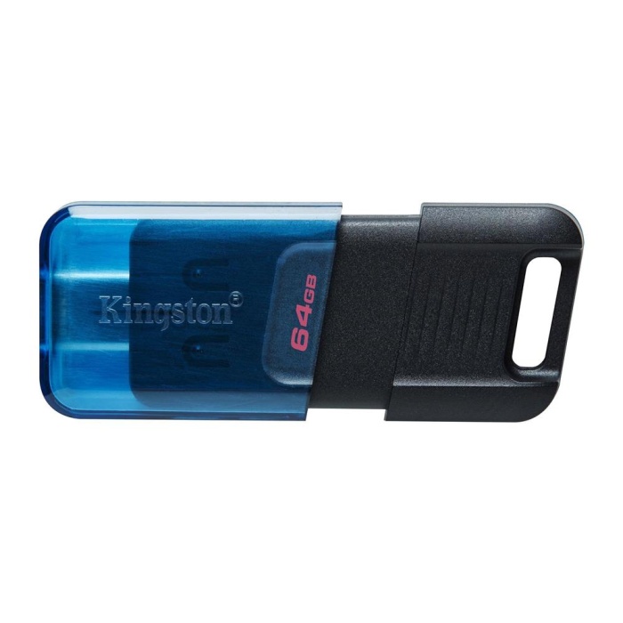 Kingston DT80M-64GB 64GB DataTraveler 80 M 200MB-s USB-C 3.2 Gen 1 Type-C Flash Bellek