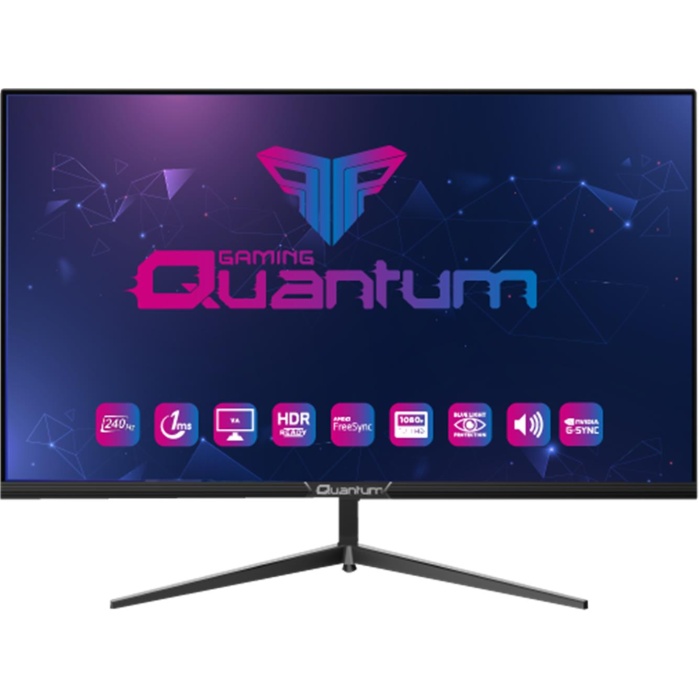 Technopc 23.8 Quantum Gaming PG24 FHDVA 1ms 300Nit 200Hz 2xHDMI 1xDP 1xSPK RGB Light Monitör