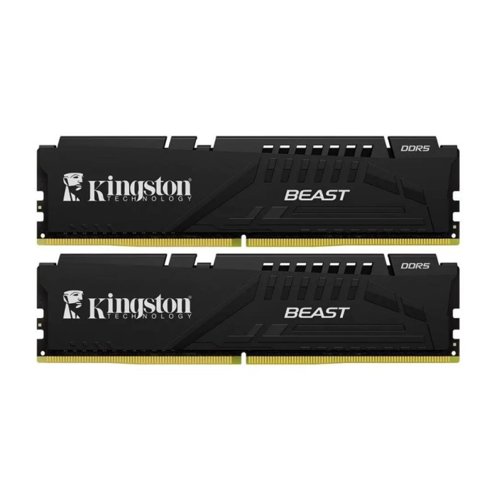 Kingston Beast KF552C36BBEK2-16TR 16GB (2x8) DDR5 5200Mhz CL36 Siyah Gaming RAM (Bellek)