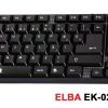 Elba EK-020 Q Usb Siyah Türkçe Kablolu Standart Klavye