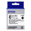 Epson LK-3TBN Clear Siyah Üzeri Beyaz 9MM 9Metre Etiket