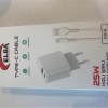 ELBA ELB-43 25W 2li USB Başlık TYPE-C Kablolu Set Hızlı Şarj Akım Koruma