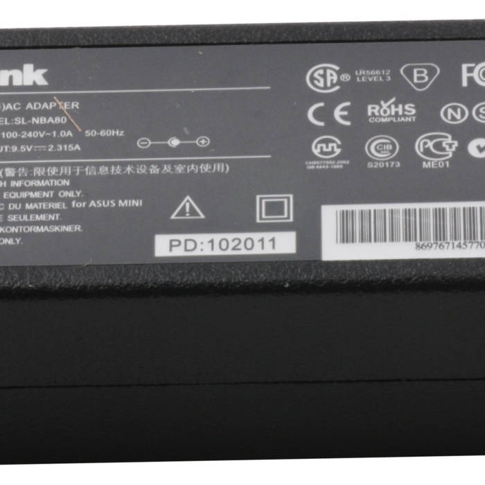 S-link SL-NBA80 22w 9.5V 2.315A 4.8-1.7 Notebook Adaptörü