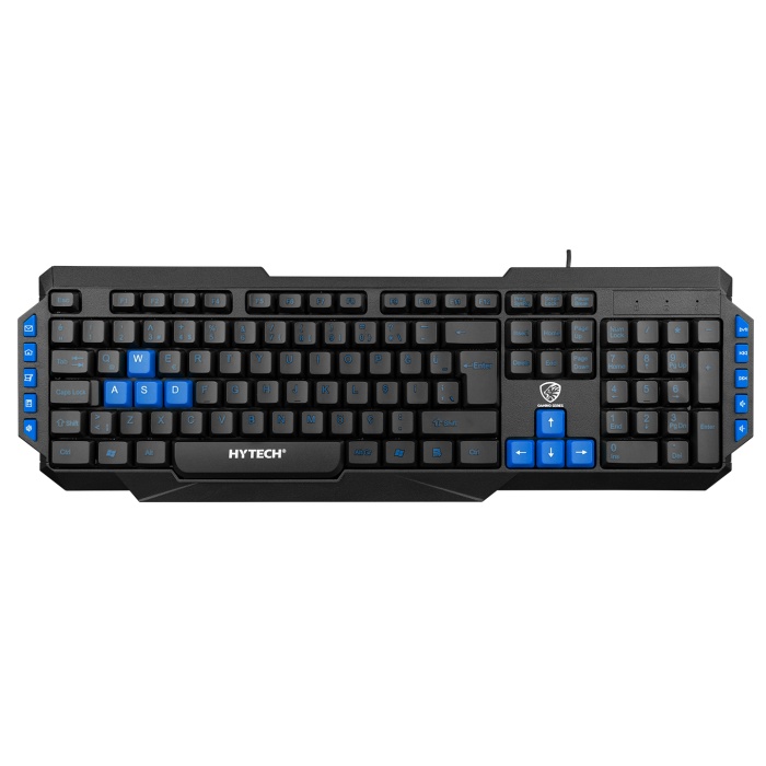 Hytech HYK-46 GAMY Siyah USB Mavi Tuşlu Q Gaming Oyuncu Klavyesi